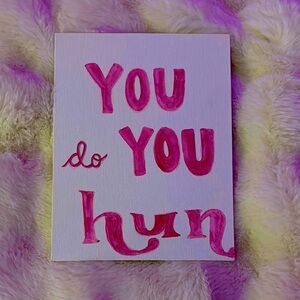 Pink Preppy Inspirational Canvas Art